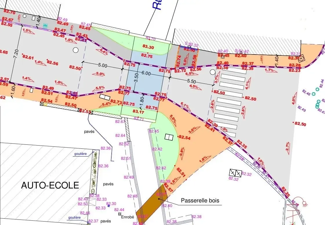 Plan d’exécution de voirie et de stationnement